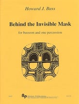 BEHIND THE INVISIBLE MASK BASSOON/ PERCUSSION cover